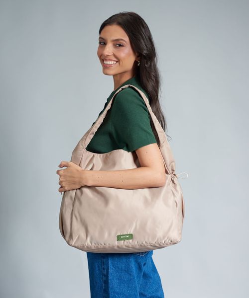 Bolsa g Nylon Teresa - Cinza