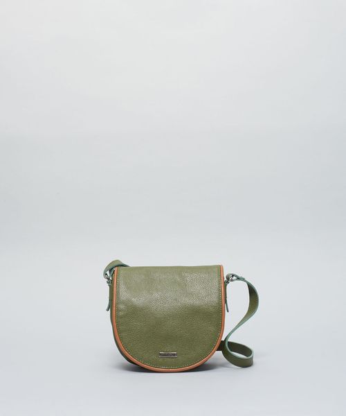 Bolsa p Couro Vies Tampa - Oliva