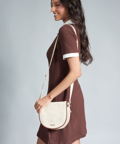 Bolsa p Couro Vies Tampa - Offwhite