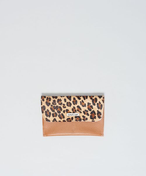 Porta Passaporte Pelo Onca - Onca/Caramelo