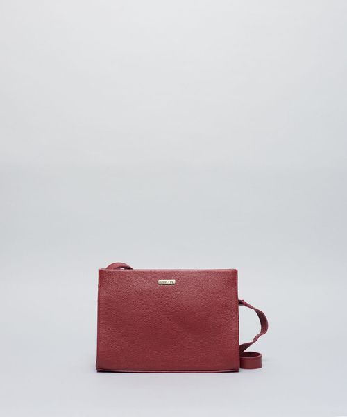 Bolsa p Couro Maju - Merlot