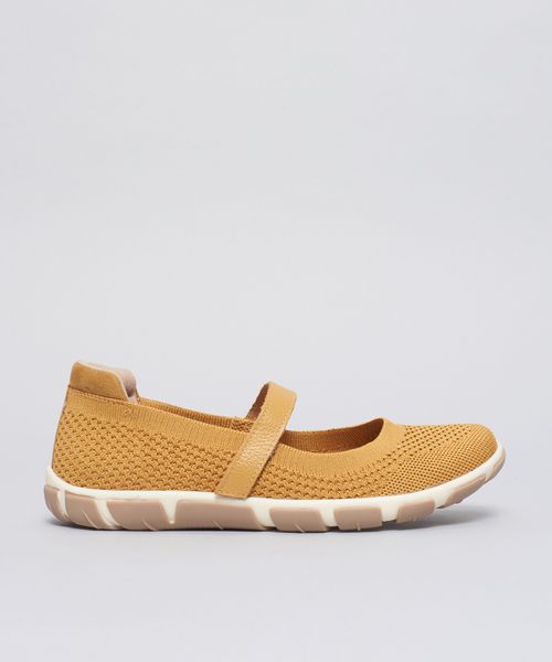 Sapatilha Knit Frances - New Mostarda
