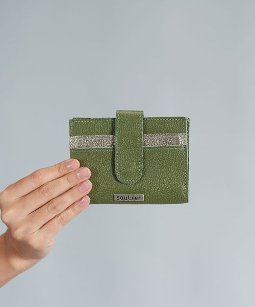 Carteira Couro Joana - Oliva