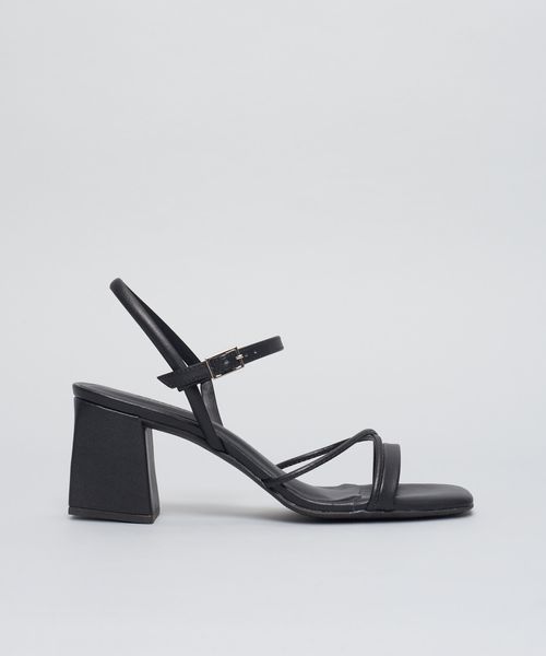 Sandalia Media Soft Catarina - Preto