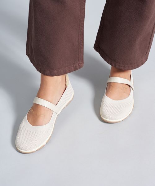 Sapatilha Knit Frances - Offwhite