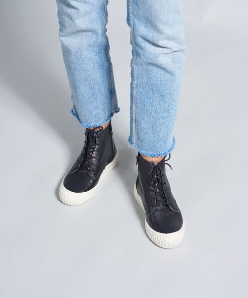 Bota Cano Medio Elis - Preto