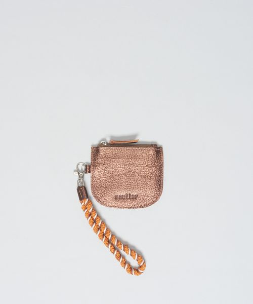 Porta Cartao Alca Listra - Bronze