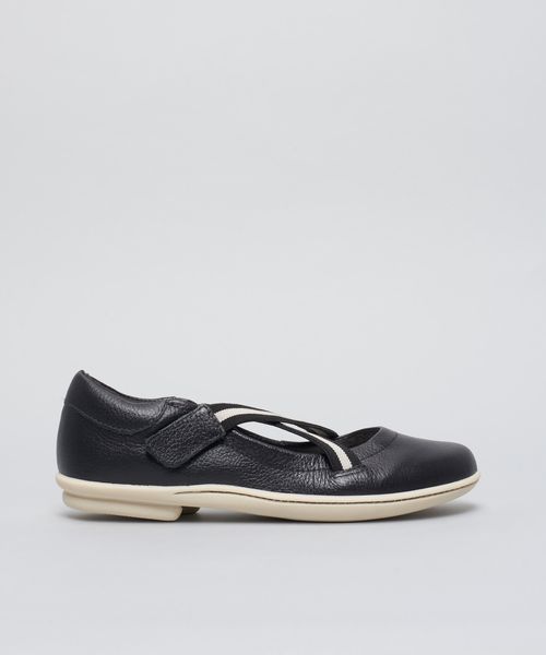 Sapatilha Comfort Elastico Cruzado - Preto