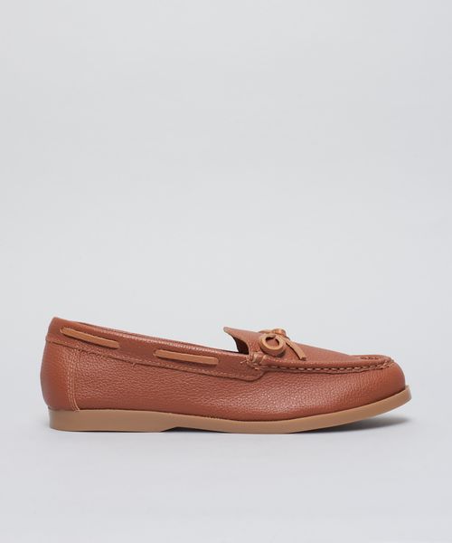 Mocassim Couro Laco - Mousse