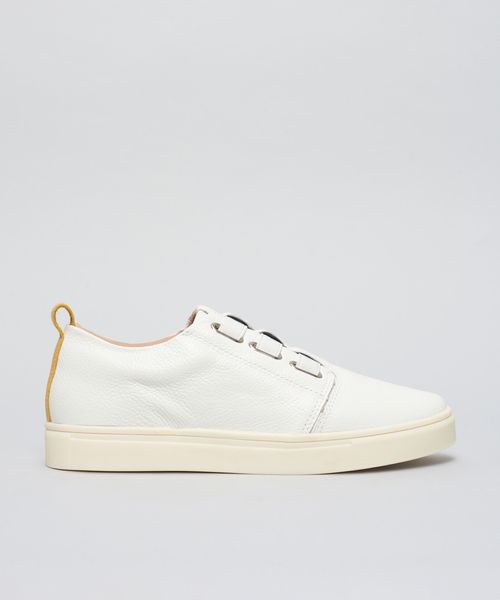 Tenis Couro Joana - Branco