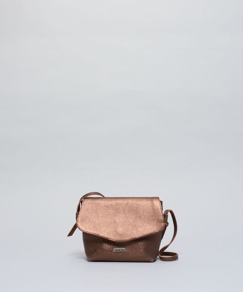 Bolsa p Couro Tampa Lena - Bronze